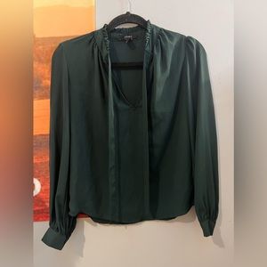 ‼️LAST DAY UNTIL DONATED‼️ Sheer Emerald Green Blouse
